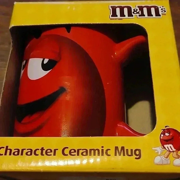 M&M 's Red Character Ceramic Mug - Picture 1 of 1